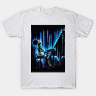 Black girl playing piano T-Shirt